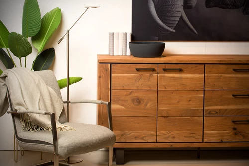 Lucide ANSELMO - Lampadaire / lampe de lecture - Ø 25 cm - LED Dim. - 1x9W 3000K - Chrome Dépoli - ambiance 1